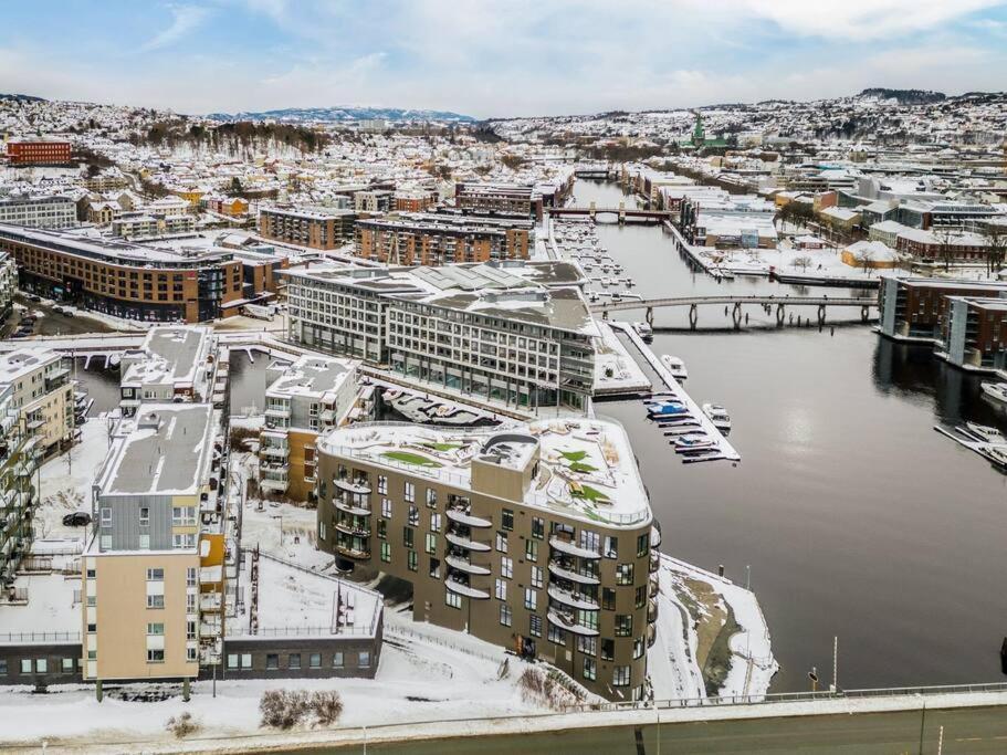 Cozy Cove At Solsiden - 2Br Familyfriendly Lejlighed Trondheim Eksteriør billede